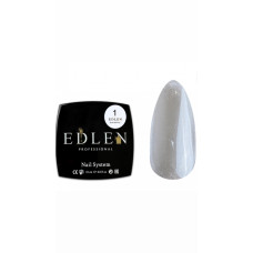 Гель моделюючий для нарощування нігтів EDLEN BUILDER GEL №1 Прозорий 15 мл