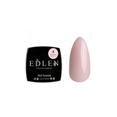 Гель моделюючий для нарощування нігтів EDLEN BUILDER GEL №4 Рожевий з молочним підтоном 15 мл