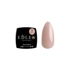 Гель моделюючий для нарощування нігтів EDLEN BUILDER GEL №8 Нюд 15 мл