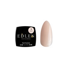 Гель моделюючий для нарощування нігтів EDLEN BUILDER GEL №3 Світлий теплий беж 15 мл