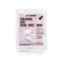 Тканинна маска з високомолекулярною гіалуроновою кислотою Hyaluronic acid Facial Sheet Mask 0,6% Mr.SCRUBBER