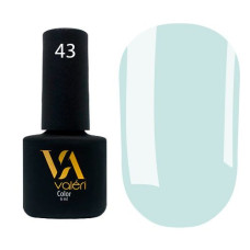 Гель-лак VALERI Color №043 світло-блакитний 6 мл VA43