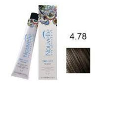 Фарба для волосся Nouvelle Hair Color 4.78 онікс, 100 мл
