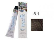 Фарба для волосся Nouvelle Hair Color 5.1 світла попелясто-коричнева, 100 мл