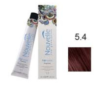 Фарба для волосся Nouvelle Hair Color 5.4 світлий мідно-каштановий, 100 мл