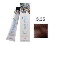 Фарба для волосся Nouvelle Hair Color 5.35 світло-золотистий коричневий червоного дерева, 100 мл