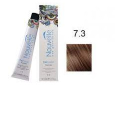 Фарба для волосся Nouvelle Hair Color 7.3 середньо-золотистий русявий, 100 мл