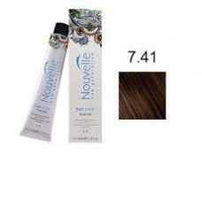Фарба для волосся Nouvelle Hair Color 7.41 сердолік, 100 мл