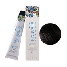 Фарба для волосся Nouvelle Hair Color 1 чорна, 100 мл