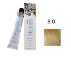 Фарба для волосся Nouvelle Hair Color 8.0 насичений світло-русявий, 100 мл