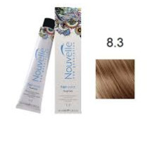 Фарба для волосся Nouvelle Hair Color 8.3 світло-золотистий русявий, 100 мл