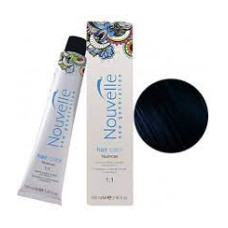 Фарба для волосся Nouvelle Hair Color 1.10 синьо-чорний, 100 мл