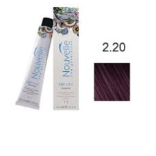 Фарба для волосся Nouvelle Hair Color 2.20 брюнет з фіолетовим відливом, 100 мл