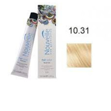 Фарба для волосся Nouvelle Hair Color 10.31 золотистий попелястий платиновий блондин, 100 мл