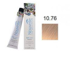Фарба для волосся Nouvelle Hair Color 10.76 платиновий коричнево-червоний блондин, 100 мл