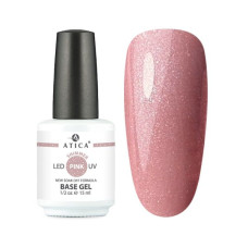 Камуфлююча база ATICA з шимером Pink Shimmer Atica, 15мл.