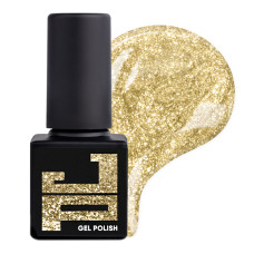 Гель-лак Jerden Proff Gel Polish №12 (золотий з блискітками), 5 мл 