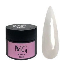 Гель для нарощування MG Gel Clear, 15 мл