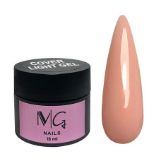 Гель камуфлирующий для нарощування MG UV Gel Cover Light (бежевий), 15 мл