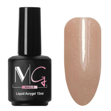 Рідкий акрігель MG Liquid Acrygel №09 (бежевий з мікроблиском), 15 мл