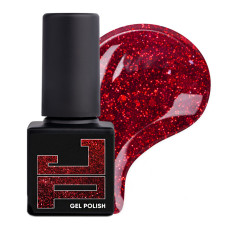 Гель-лак Jerden Proff Gel Polish №50 (червоний з блискітками), 5 мл 
