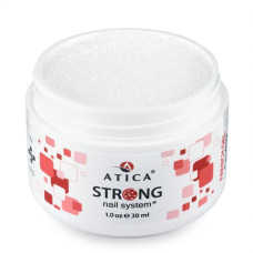 Гель ATICA Strong Gel Pure White Shimmer, 30мл