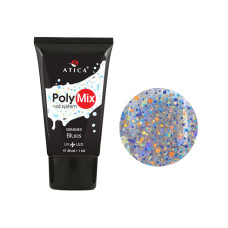 Полігель з шимером ATICA Polymix Blues, 30 г