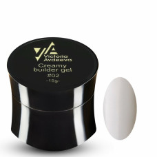 Creamy builder gel Victoria Avdeeva - моделюючий гель білий 02, 15мл