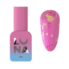 Камуфлююча база Luna Tutti Frutti Base №13 (насичено-рожевий з різнокольоровими вкрапленнями) 13 мл