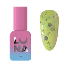 Камуфлююча база Luna Tutti Frutti Base №14 (жовтий з різнокольоровими вкрапленнями) 13 мл