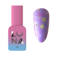 Камуфлююча база Luna Tutti Frutti Base №02 (фіолетовий з різнокольоровими вкрапленнями) 13 мл