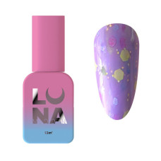Камуфлююча база Luna Tutti Frutti Base №02 (фіолетовий з різнокольоровими вкрапленнями) 13 мл