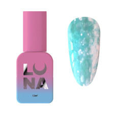 Камуфлююча база Luna Tutti Frutti Base №7 (бірюзовий з різнокольоровими вкрапленнями) 13 мл