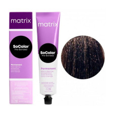 Крем-фарба для сивого волосся MATRIX SoColor Permanent Extra Coverage 504N, 90 мл