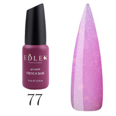 База EDLEN SHIMMER №77 рожевий з блискітками хамелеон 9 мл.