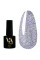 Гель-лак VALERI Color №104 сріблястий з різнокольоровими блискітками 6 ml