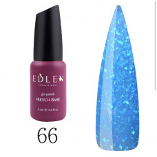 База EDLEN SHIMMER №66 блакитний з блискітками хамелеон 9 мл.