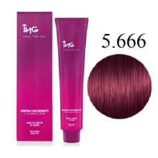 Крем-фарба для волосся ING Coloring Cream 5.666 Дуже інтенсивно-червоний, 100 мл.