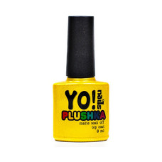 Матовий топ для гель-лаку YO!PLUSHKA MATTE TOP COAT 8 мл