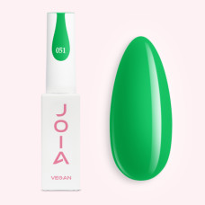 Гель-лак JOIA vegan 051 яскравый зелений 6 мл