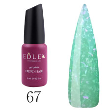 База EDLEN SHIMMER №67 зелений з блискітками хамелеон 9 мл.