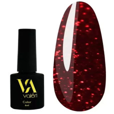 Гель-лак VALERI Color №015 винно-бордовий з мікроблиском 6 мл VA15