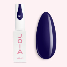 Гель-лак JOIA vegan 061 насичений темно-синій 6 мл