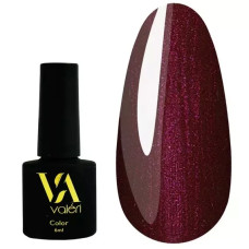 Гель-лак VALERI Color №119 бордовий з перламутром 6 ml