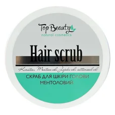 Скраб-пілинг для шкіри голови ментол TOP BEAUTY 250 мл