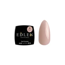 Гель моделюючий для нарощування нігтів EDLEN BUILDER GEL №8 Нюд 15 мл