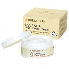Пом'якшувальний крем для обличчя з муцином равлика HOLLYSKIN Snail Face Cream, 50мл.