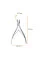 Кусачки для кутикули  OSTRO Size L, 11-12 мм