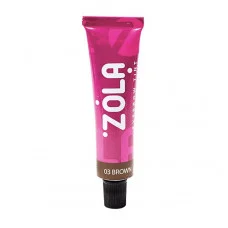 Фарба для брів ZOLA 03 BROWN (КОРИЧНЕВИЙ) 15 мл