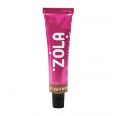 Фарба для брів ZOLA 01 LIGHT BROWN (СВІТЛО-КОРИЧНЕВА) 15 мл